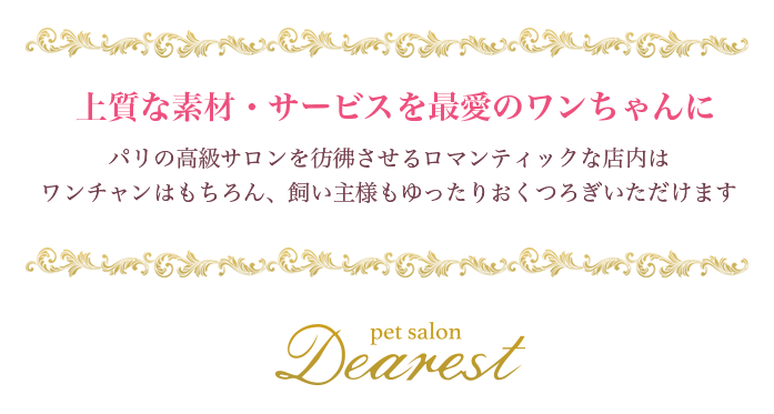 pet salon Dearest